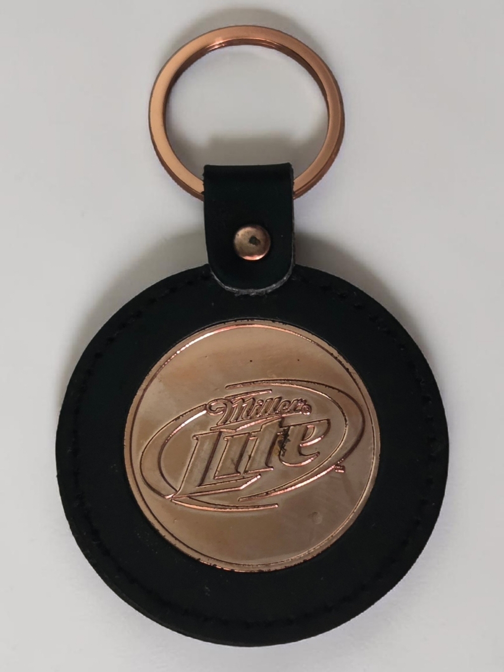 Collectible Miller Lite Rose Gold Logo Keychain